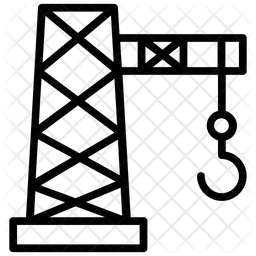 Turmdrehkran  Symbol