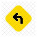 Turn Left Direction Icon