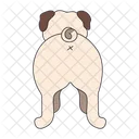 Turn Back Dog Puppy Icon
