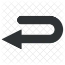 Turn Back Arrow  Icon