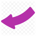 Turn Back Arrow  Icon