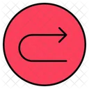 Turn Back Right Redo Icon