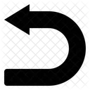 Turn Back U Turn Arrow Icon