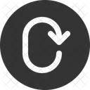 Turn Back Arrow Direction Icon