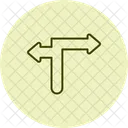 Turn Direction Pentaglow Icon