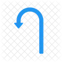 Turn Left Direction Icon
