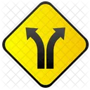 Turning Ways Traffic Icon