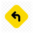 Turn Left Direction Icon