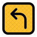 Turn Left Left Leftward Icon