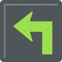 Turn Left Direction Arrow Icon