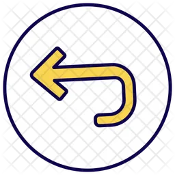 Turn left  Icon