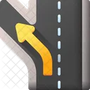 Turn Left Direction Arrow Icon