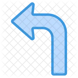 Turn left  Icon