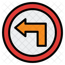 Turn Left  Icon