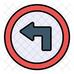 Turn Left  Icon