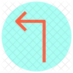 Turn-left-arrow  Icon
