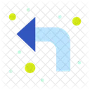 Turn Left Arrow  Icon
