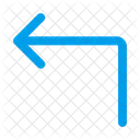 Turn Left Arrow Left Icon