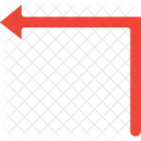 Direction Arrow Left Icon