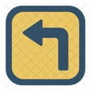 Turn Left Turn Traffic Icon