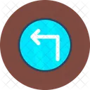 Turn Left Left Turn Left Icon