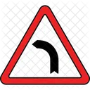 Turn left sign  Icon