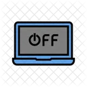 Off Laptop Color Icon