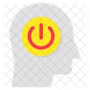 Turn Off Mind Switch Off Mind Power Off Mind Icon