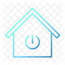 Turn On House Smarthome Technology Icon