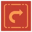 Turn Right Direction Arrows Icon