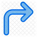 Turn Right Right Direction Icon