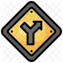 Turn Right Regulation Road Signs Icon
