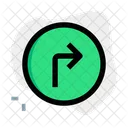 Turn Right  Icon