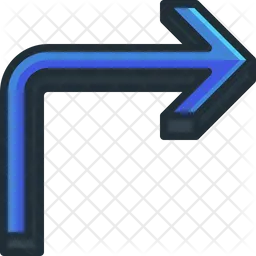 Turn Right  Icon