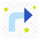 Turn Right Arrow  Icon