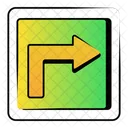 Turn Right  Icon