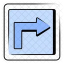 Turn Right Next Right Arrow Icon