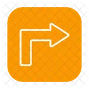 Turn Right Next Road Icon