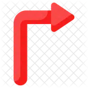 Turn Right Sign Icon