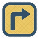 Turn Right Turn Traffic Icon