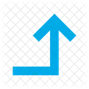 Right Turn Up Icon