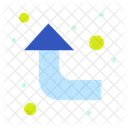 Turn Up Arrow  Icon