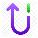 Turn Up Back Return Arrow Icon