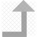 Turn Up Arrow Arrow Turn Icon