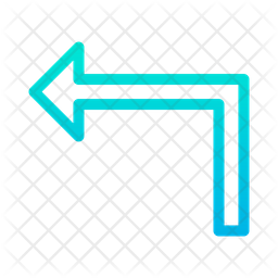 Turn Up Left Icon
