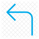 Left Turn Turning Icon