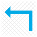 Left Turn Turning Icon