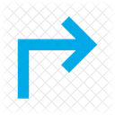 Right Up Turn Icon