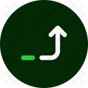 Turn Up Right Arrow Turn Right Icon