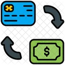 Turnover Exchange Credit Card Icon